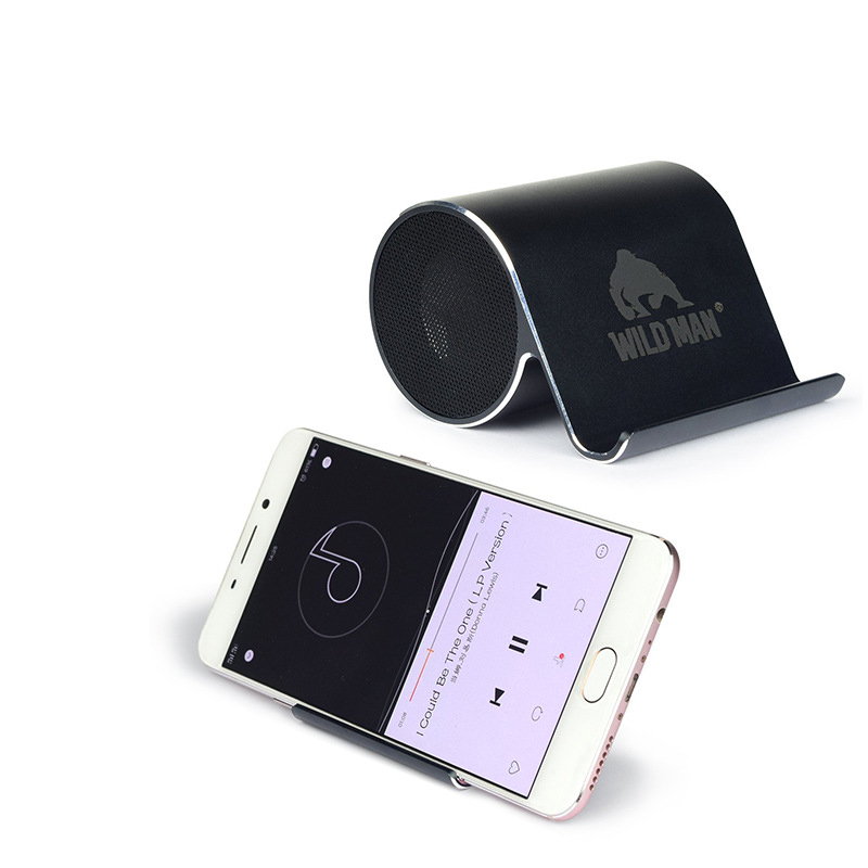 Mini Portable Bluetooth Wireless Speakers Support Phone Holder Stand